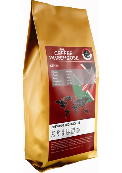 The Coffee Warehouse Taze Öğütülmüş Kenya Savana  Filtre Kahve 250 gr