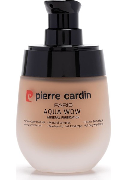 Aqua Wow Mineralli Su Bazlı Fondöten Medium Skin With Very Warm modelleri
