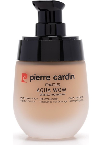 Aqua Wow Mineralli Su Bazlı Fondöten Ivory Skin With Warm Yellow