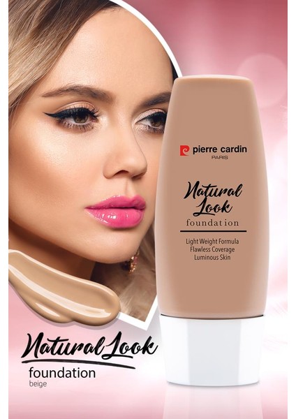 Natural Look Doğal Görünüm Veren Fondöten - Beige