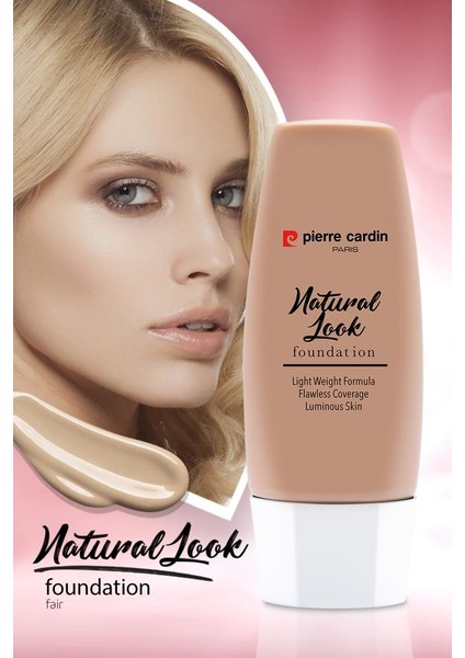 Natural Look Fondöten Doğal Görünüm Sağlayan Hafif Formül 30 ML