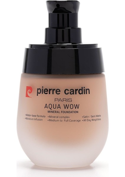 Aqua Wow Mineralli Su Bazlı Fondöten Tawny Beige With Warm Neutral