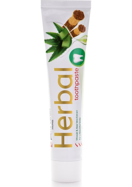 Aloe Vera & Misvak & Çay Ağacı Özlü Bitkisel Diş Macunu - 75 ml