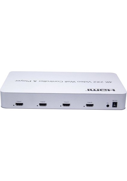 4KVW244P 4K Ultra HD 2x2 Duvar Ekran Denetleyici Stand Alone USB Player Video Wall Controller