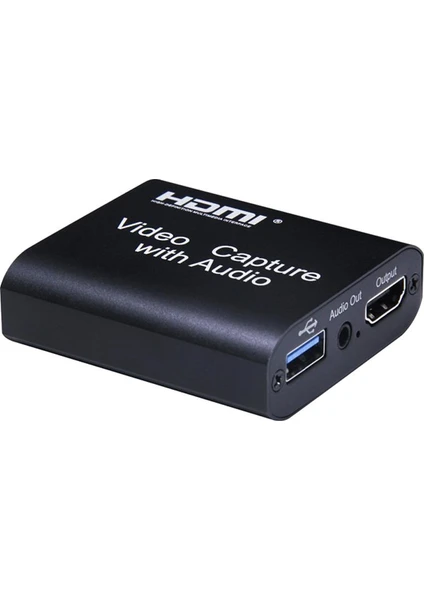 4KVC400 4K HDMI USB 3.0 Çift Çıkışlı Video Capture With Audio Mic 3,5 mm Görüntü Yakalama Kartı