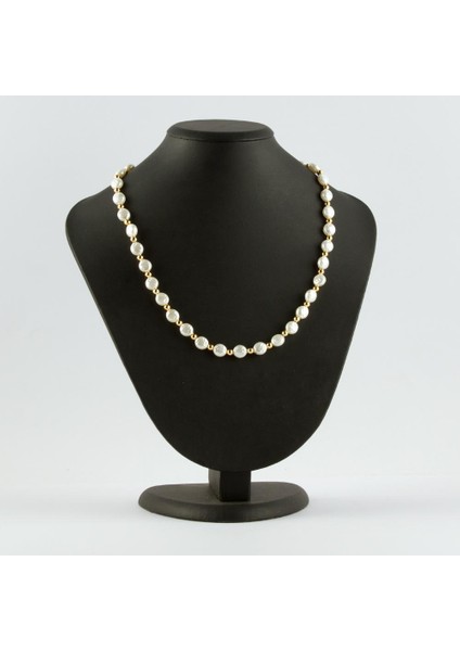 Lüks Inci Taşlı Kolye