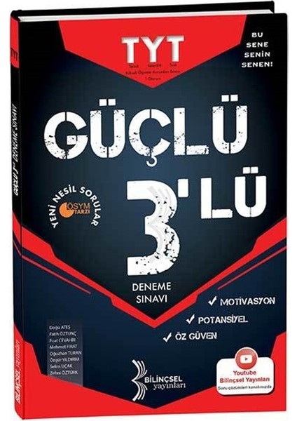 TYT Güçlü 3'lü Deneme Sınavı