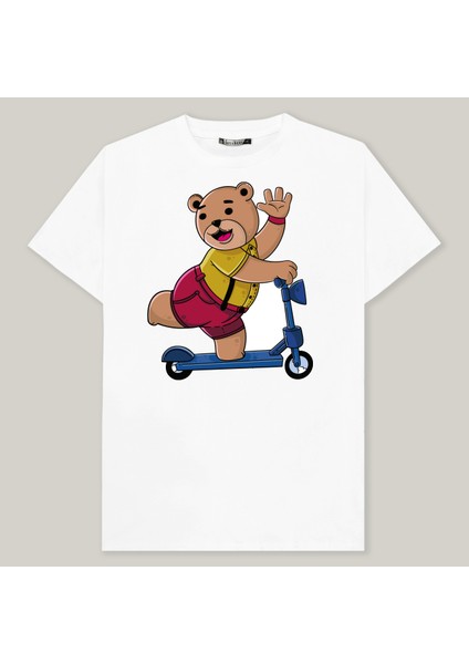 Scooter Bear T-Shirt XL