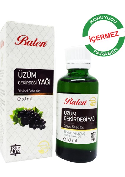 Üzüm Çekirdeği Yağı 50 ml x 2