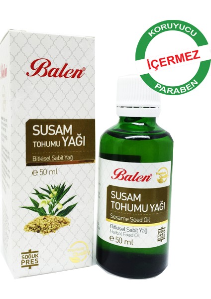 Susam Tohumu Yağı 50 ml x 3