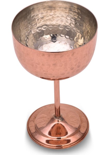 Vino Bakır Kadeh 400ML Dövme