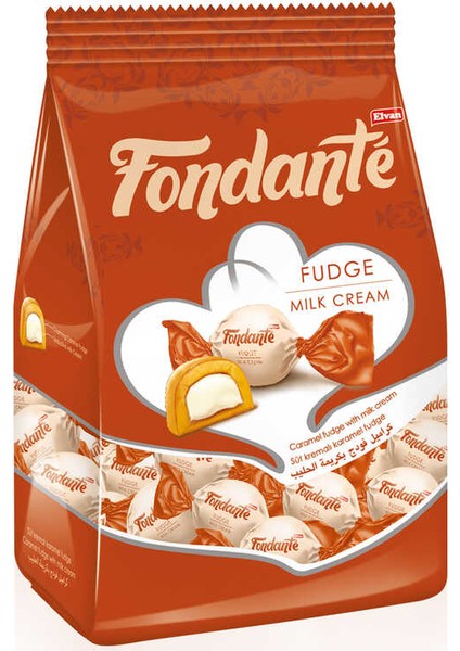 Fondante Sütlü Fudge 500 gr 1 Poşet