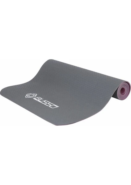 BS703 Tpe Yoga Mat 173*61*0,6CM Gri-Pembe