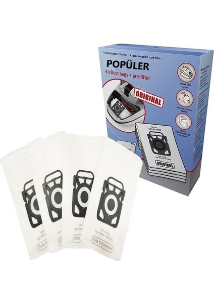 Nilfisk Elite & Extreme Toz Torbası Uyumlu