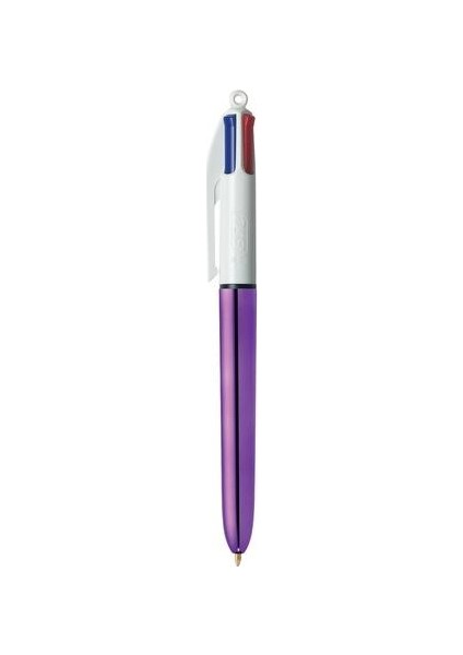 4 Colours Shine Gövde Tükenmez Kalem Mor 12'li