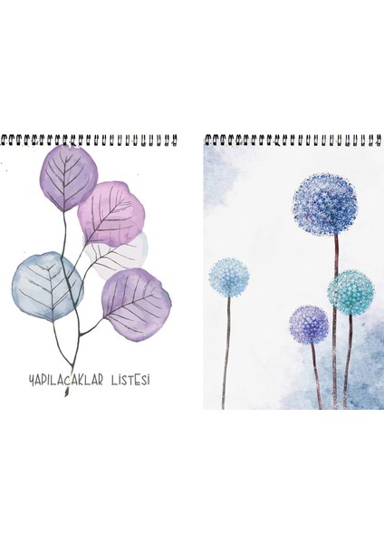 Yapılacaklar Listesi ve Not Defteri Seti 25 x 35 cm