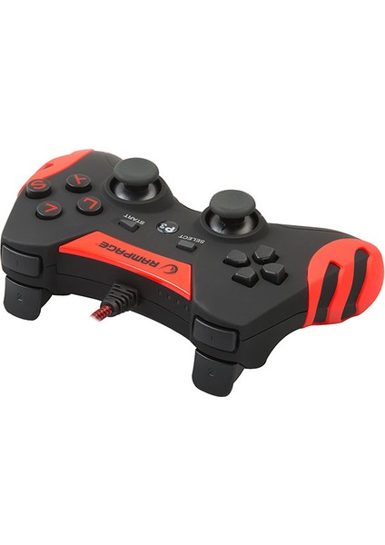 Rampage SG-R218 Ps3/pc x Kırmızı Input USB 1.8m Joypad modelleri