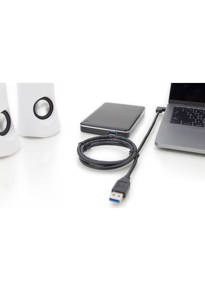 Dıgıtus USB Type-C Bağlantı Kablosu, Gen2, Type- 90°den Aya