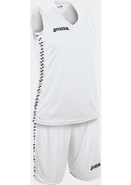 Kadın Basketbol Forma & Şort Takımı Beyaz Pivot Set 1227W005
