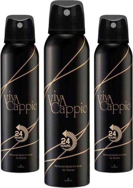 Viva Cappio Kadın Deodorant 150 ml X3