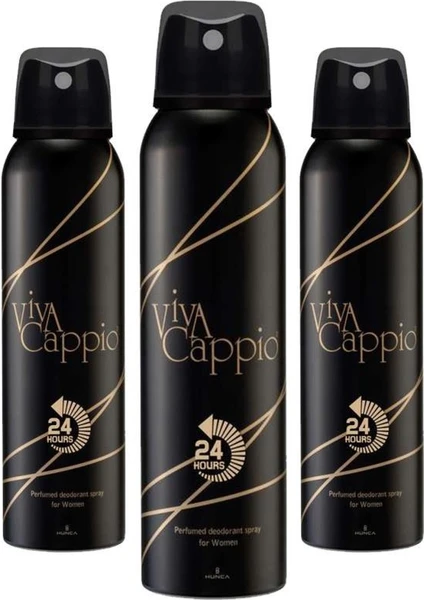 Viva Cappio Kadın Deodorant 150 ml X3