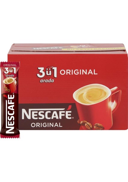Nescafe 3'ü 1 Arada Original 72'li Paket
