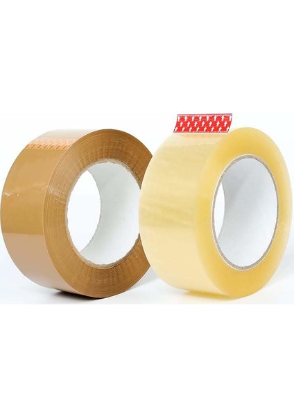 Koli Bant 45 mm x 100 mt Taba-Şeffaf - 2 Adet