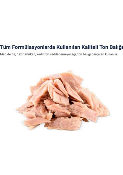Me-O Ton Balıklı Soslu Tahılsız Kedi Konserve Maması 80 gr x 6 Adet fırsatları
