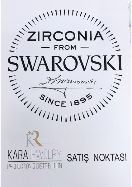 Gümüş Swarovski Taşlı Sonsuzluk Temalı Altın Kaplama Kadın Kolye indirimleri