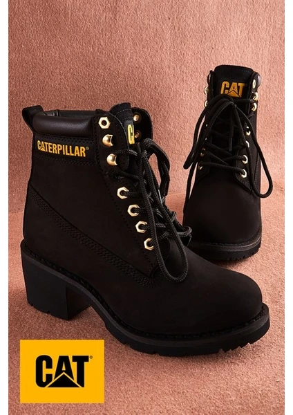 Caterpillar Ottowa Black Nubuk Kadın Bot