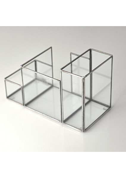 Kalemlik Organizer Cam Siyah Antrasit Özel Yapım fırsatları