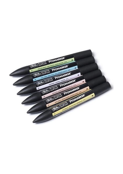 Winsor & Newton Promarker Kalem Seti 6 Renk Pastel Tones Set Pastel Tonlar