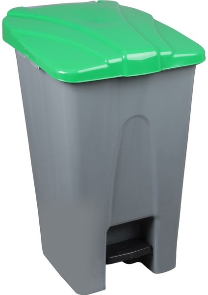 Pedallı Kağıt Plastik Cam Ayrıştırma Kovası - Ayrıştırma Konteyneri - Tekerlekli