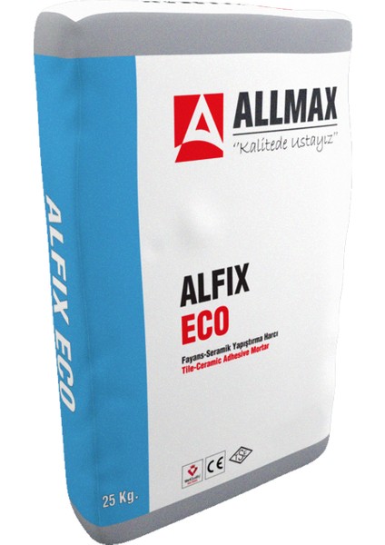 Alfix Eco Seramik Yapıştırıcı Gri 25 kg