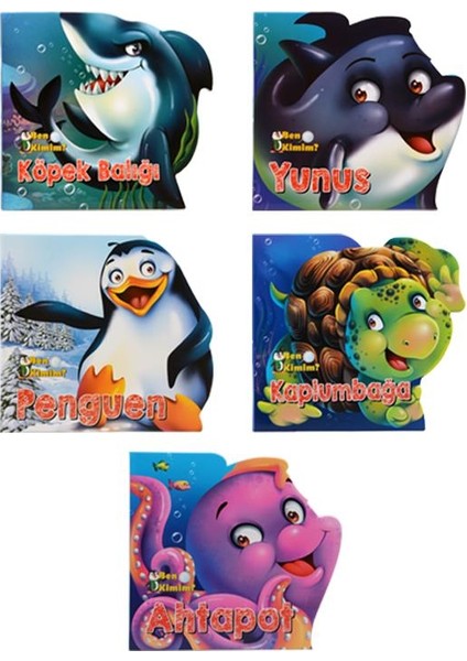 Ben Kimim ? Su Hayvanları +2 Yaş Kitap Seti