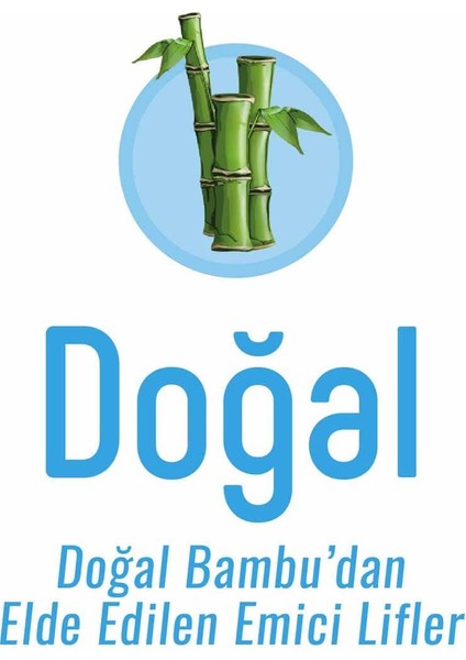 Natural Uzun Günlük Ped - 32 Adet, Saf Su Dokunuşu ile, Doğal Bambu ve Organik Pamuk Liflerinden Üretilmiştir, Süper Ekonomik Paket fırsatları