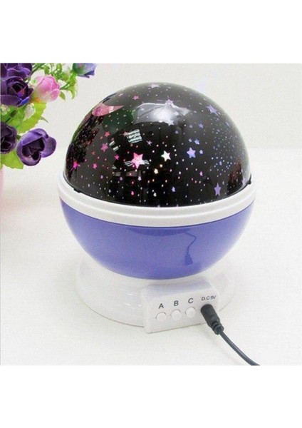 Renkli ve Dönen Star Master Projeksiyon Gece Lambası