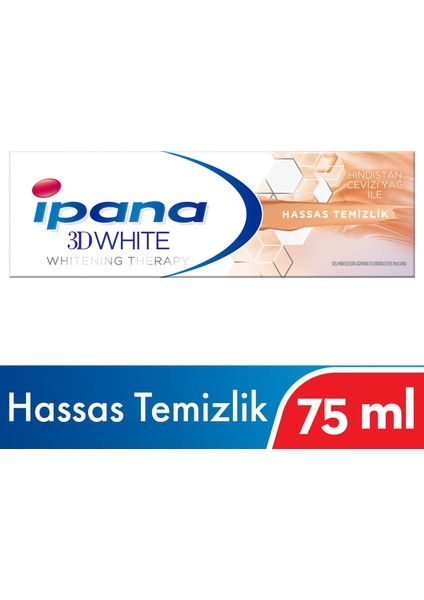 Ipana 3 Boyutlu Beyazlık Terapi Diş Macunu Canlandıran Coconut 75 ml