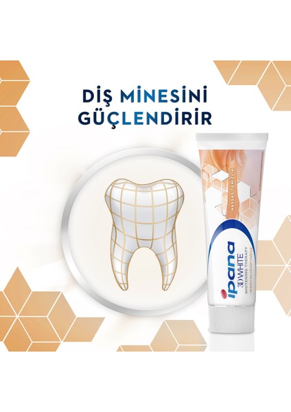 Ipana 3 Boyutlu Beyazlık Terapi Diş Macunu Canlandıran Coconut 75 ml
