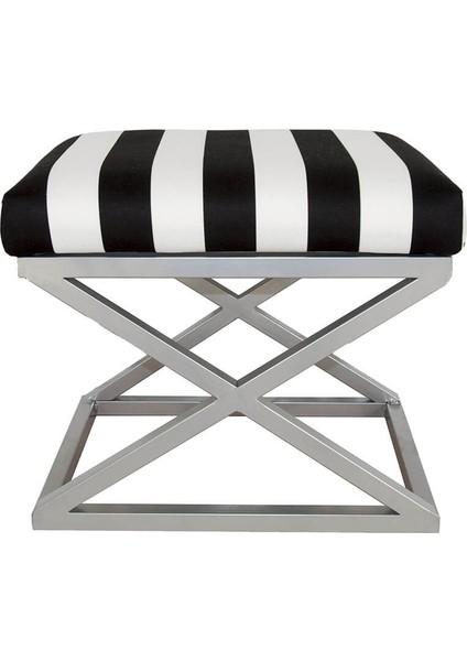 Gri Çapraz Ayaklı Zebra Puf