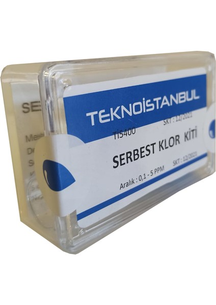 Tekno Istanbul Serbest Klor Test Ölçüm Kiti