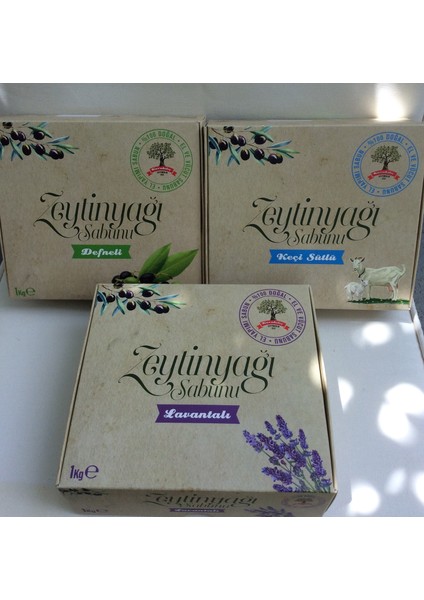 Karakılıç Zeytinyağı Sabunu 3kg Defneli + Lavantalı + Keçi Sütlü %100 Doğal El Yapımı Sıcak Döküm Sabun
