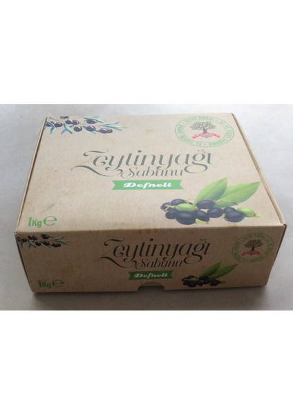 Karakılıç Zeytinyağı Sabunu 1 kg Defneli %100 Doğal El Yapımı Sıcak Döküm Sabun Defneli