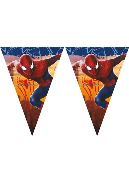 Spiderman Flama Bayrak Set