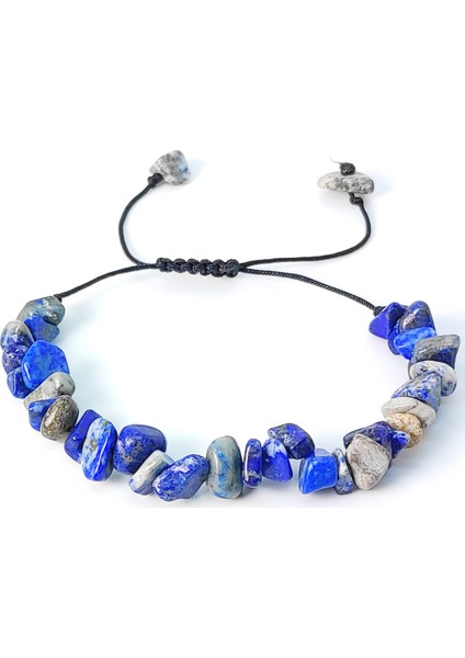 Lapis Lazuli Kırk Taş Örme Bileklik