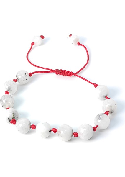 Aytaşı Örme Bileklik (Kırmızı Ipli) 8 mm
