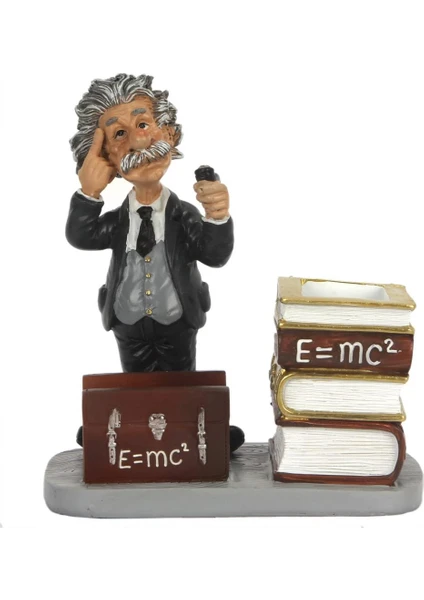 Einstein Yeni Tasarım Kalemlik Biblo