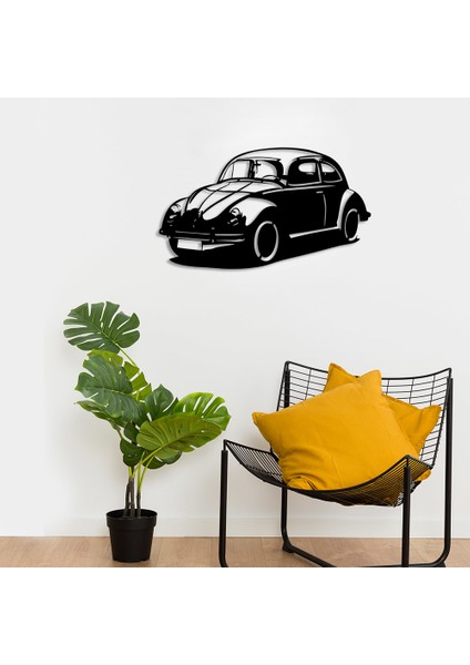 En Sevilen Araç Vosvos Araba Duvar Oda Ev Aksesuarı Ahşap Tablo 50 x 28 cm