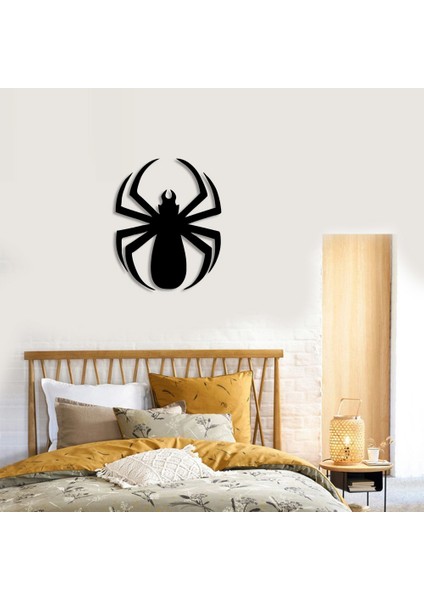 Yukarıya Doğru Çıkan Örümcek Duvar Oda Ev Aksesuarı Ahşap Tablo 40X50CM