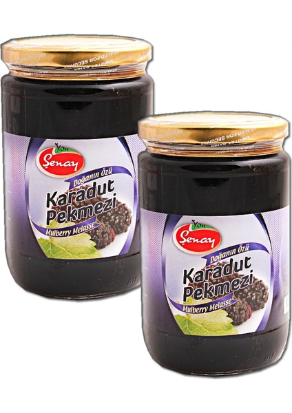 2 Adet Şenay Karadut Pekmezi 800 gr